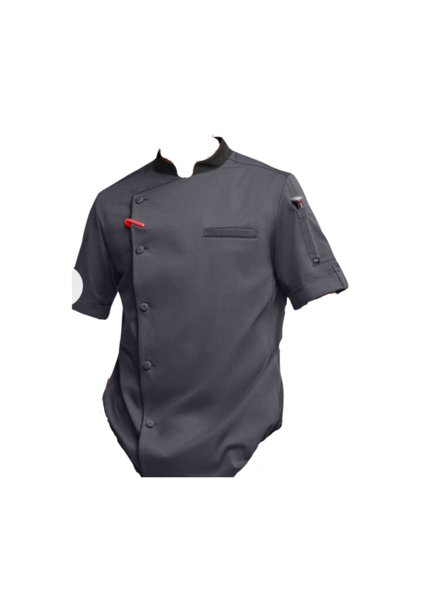 Chef Coats 6 botones cuello chino